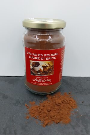 Cacao en poudre sucré, épicé