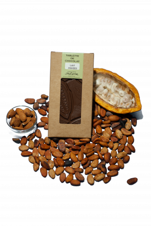 Tablette de Chocolat au lait et Amandes