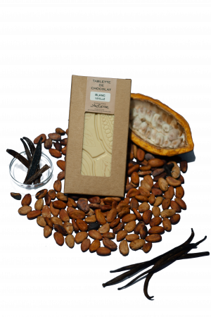 Tablette de Chocolat Blanc Vanille