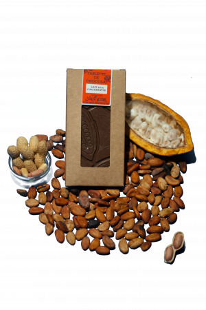 Tablette de Chocolat au lait et Cacahuètes