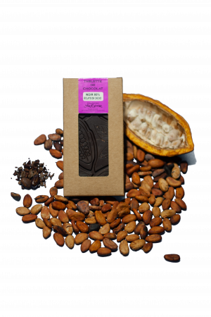 Tablette de Chocolat Noir 80% éclats de cacao