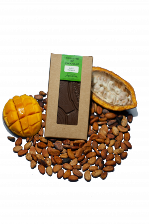 Tablette de Chocolat au lait et Mangue