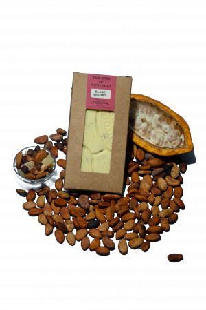 Tablette de Chocolat Blanc Mendiant