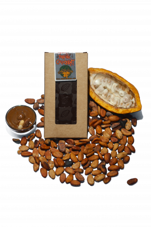 Tablette de Chocolat Noir Praliné